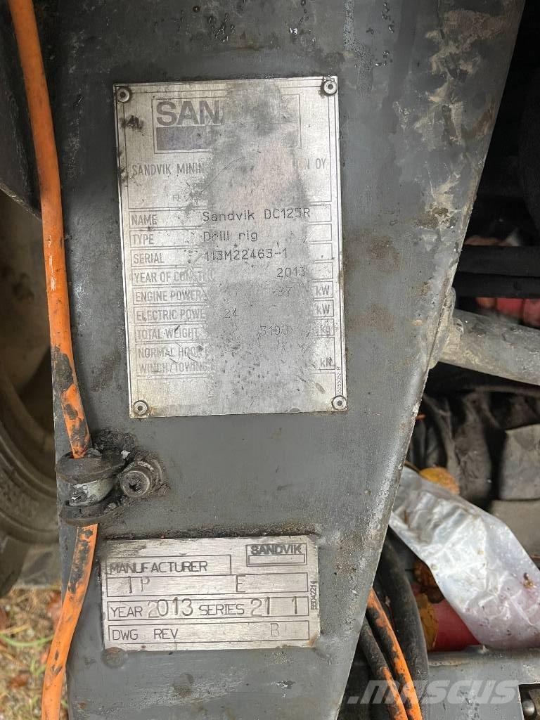 Sandvik DC125R Terenske bušilice