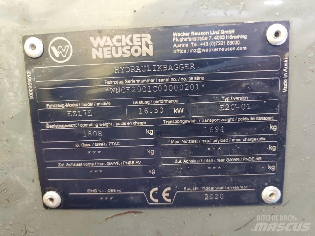 Wacker Neuson EZ17e Bageri guseničari