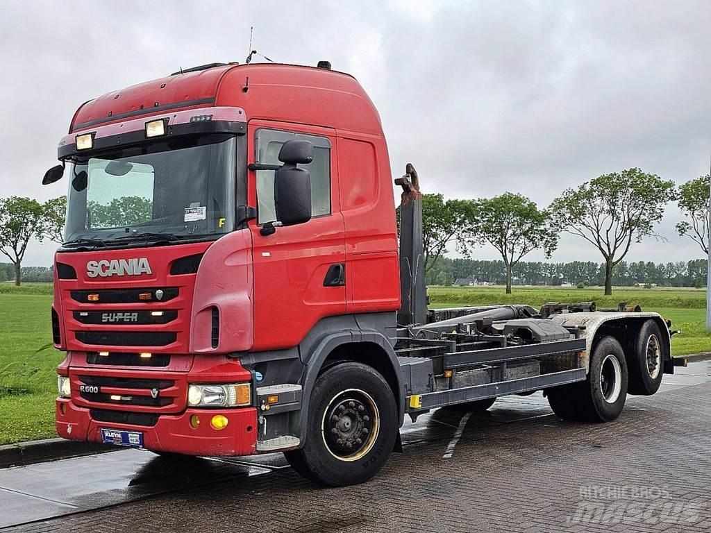 Scania R500 6x2*4 Rol kiper kamioni sa kukom za podizanje tereta