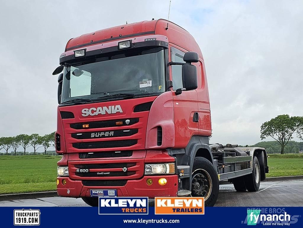 Scania R500 6x2*4 Rol kiper kamioni sa kukom za podizanje tereta