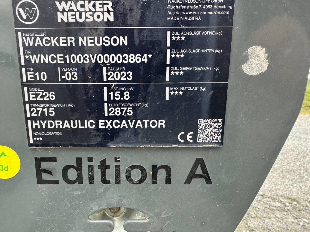 Wacker Neuson EZ26 Bageri guseničari