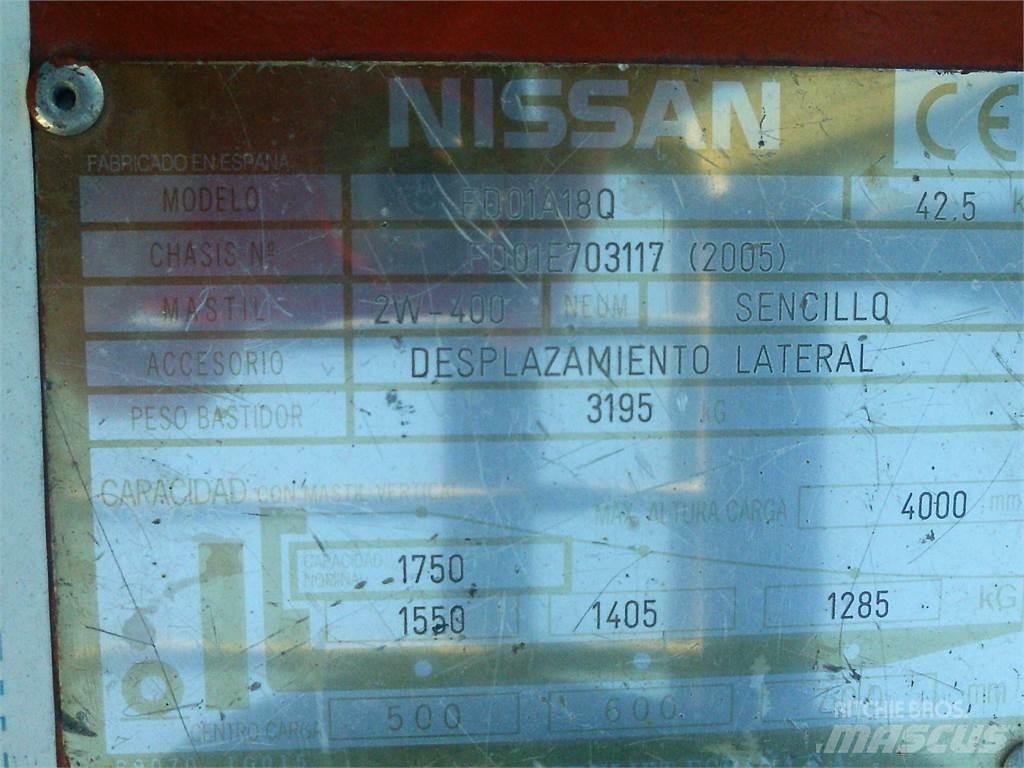 Nissan FD01A18Q Dizelski viljuškari