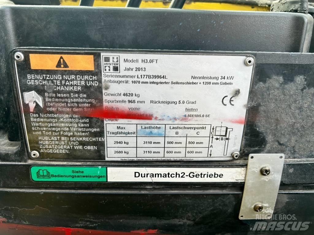 Hyster H 3.0 FT Dizelski viljuškari