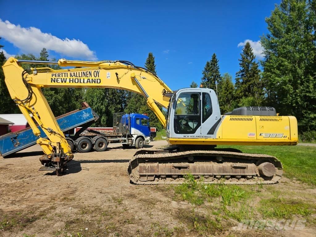New Holland E 385 B Bageri guseničari