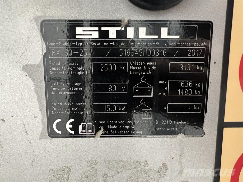 Still RX60-25 Električni viljuškari