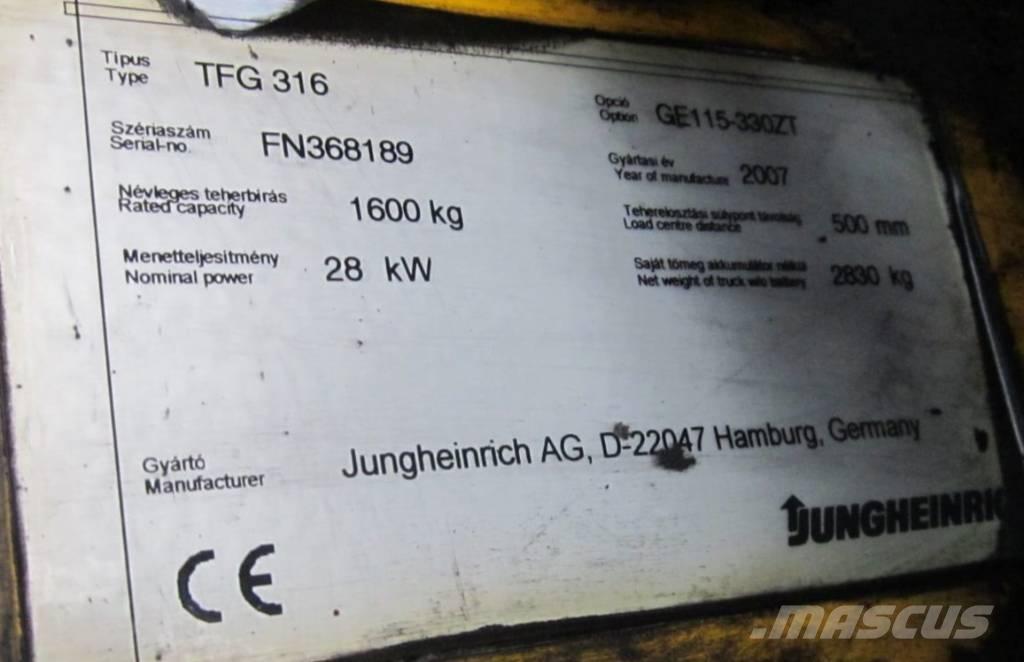Jungheinrich TFG 316 Plinski viljuškari