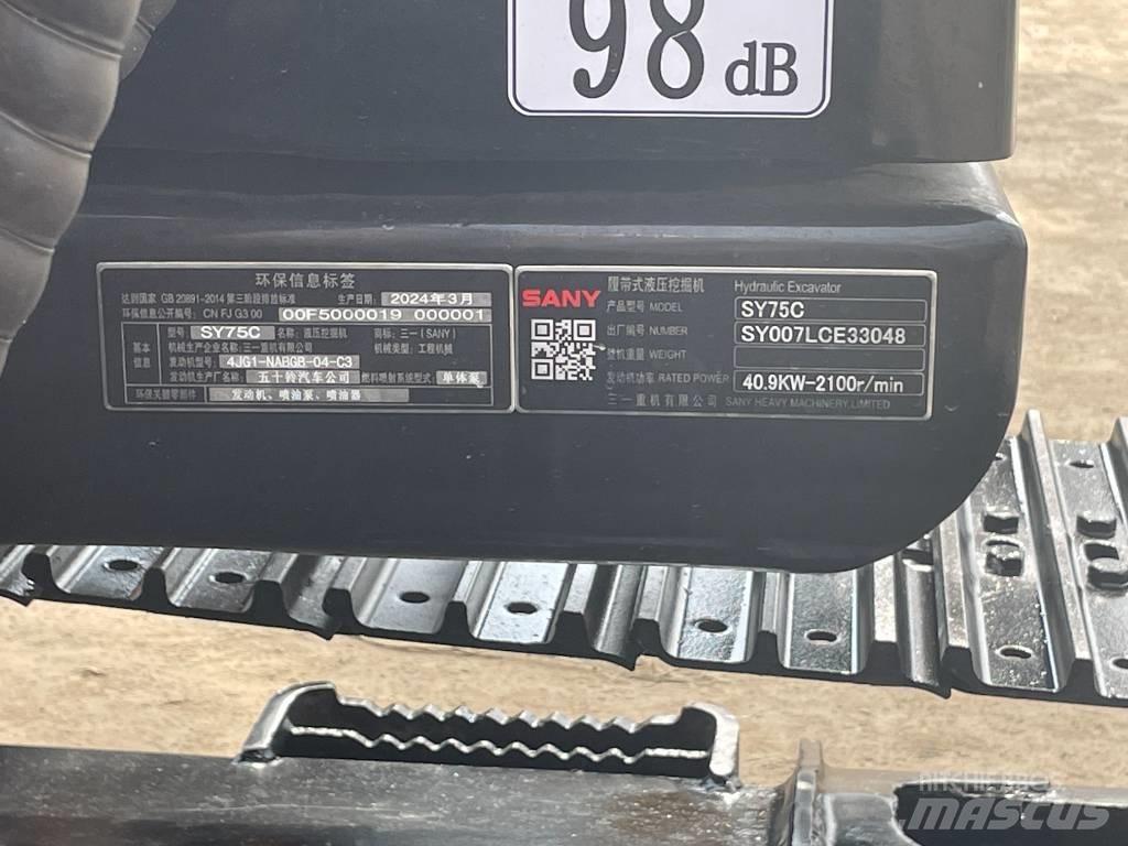 Sany SY 75 Midi bageri 7t – 12t