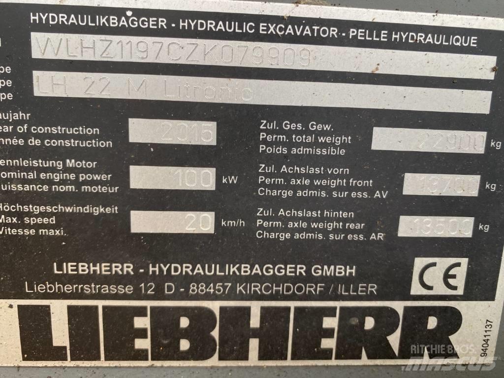 Liebherr LH 22 M Bageri za prenos primarnih/sekundarnih sirovina