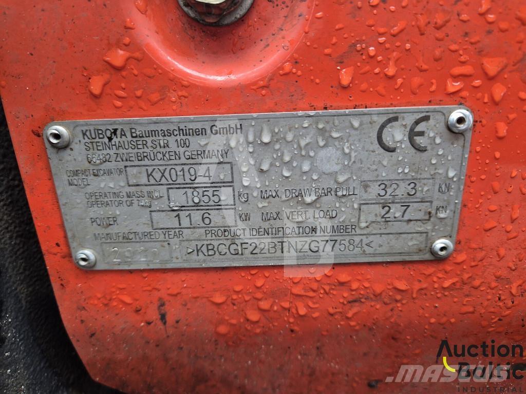 Kubota KX 019-4 Mini bageri < 7t