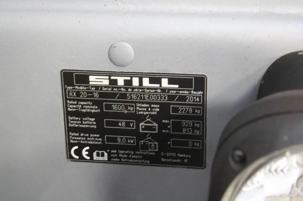 Still RX 20-16 Električni viljuškari