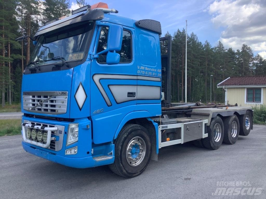Volvo FH 13 460 Rol kiper kamioni sa kukom za podizanje tereta