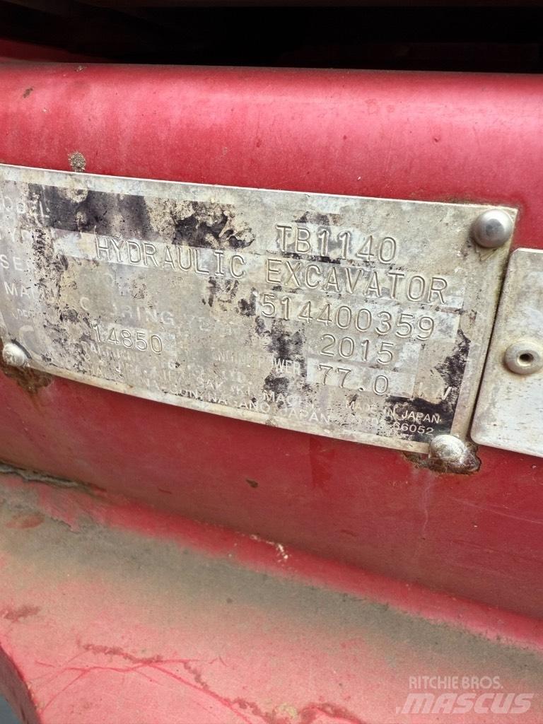 Takeuchi TB 1140 Bageri guseničari