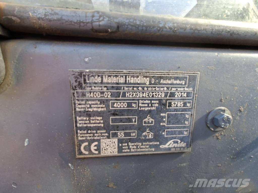 Linde H40D-02 Dizelski viljuškari
