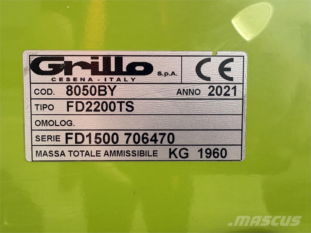 Grillo FD2200TS Traktorske kosilice