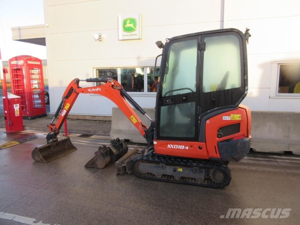 Kubota KX018-4 Bageri guseničari