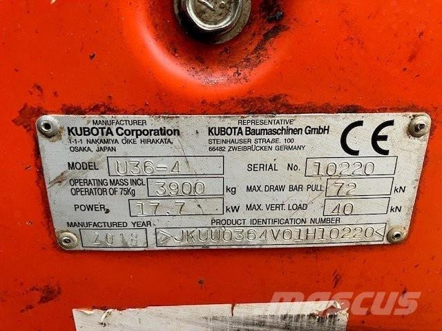 Kubota U36-4 Bageri guseničari