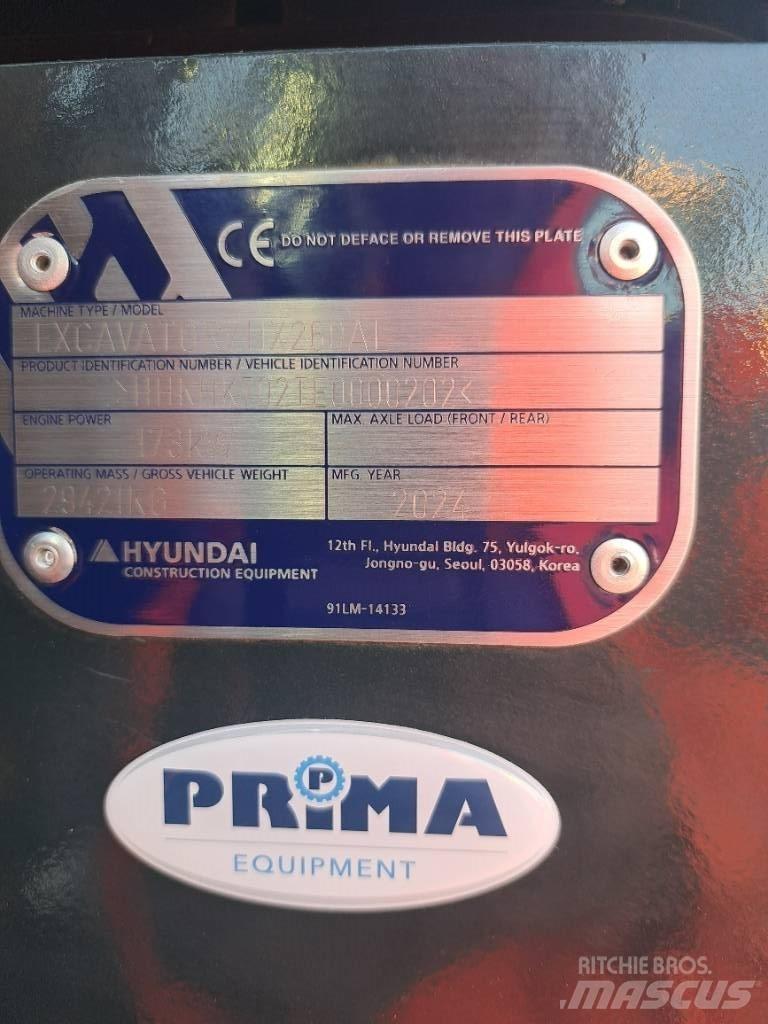 Hyundai HX260AL Bageri guseničari