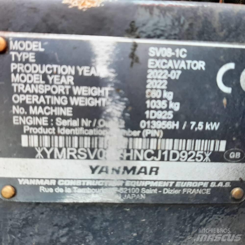 Yanmar SV 08 Mini bageri < 7t