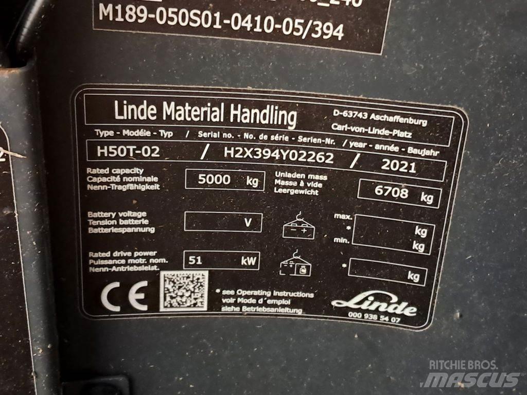 Linde H50T-02 Plinski viljuškari