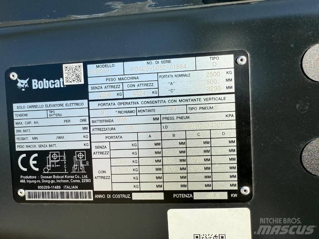 Bobcat D 25 S-9 Dizelski viljuškari