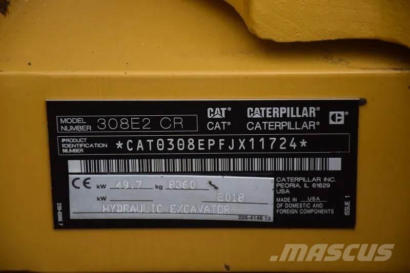 CAT 308 E2CR Midi bageri 7t – 12t