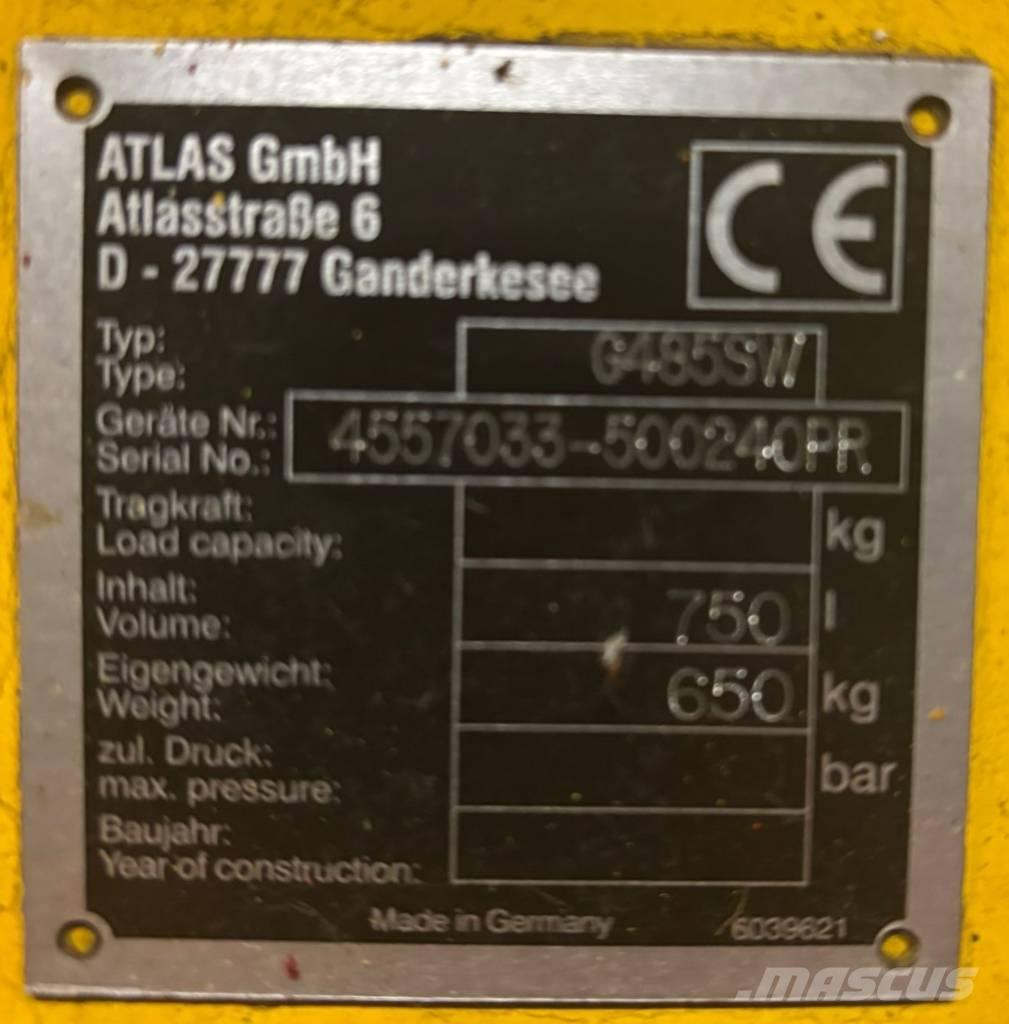 Atlas T620 Kantelbak Kašike / Korpe