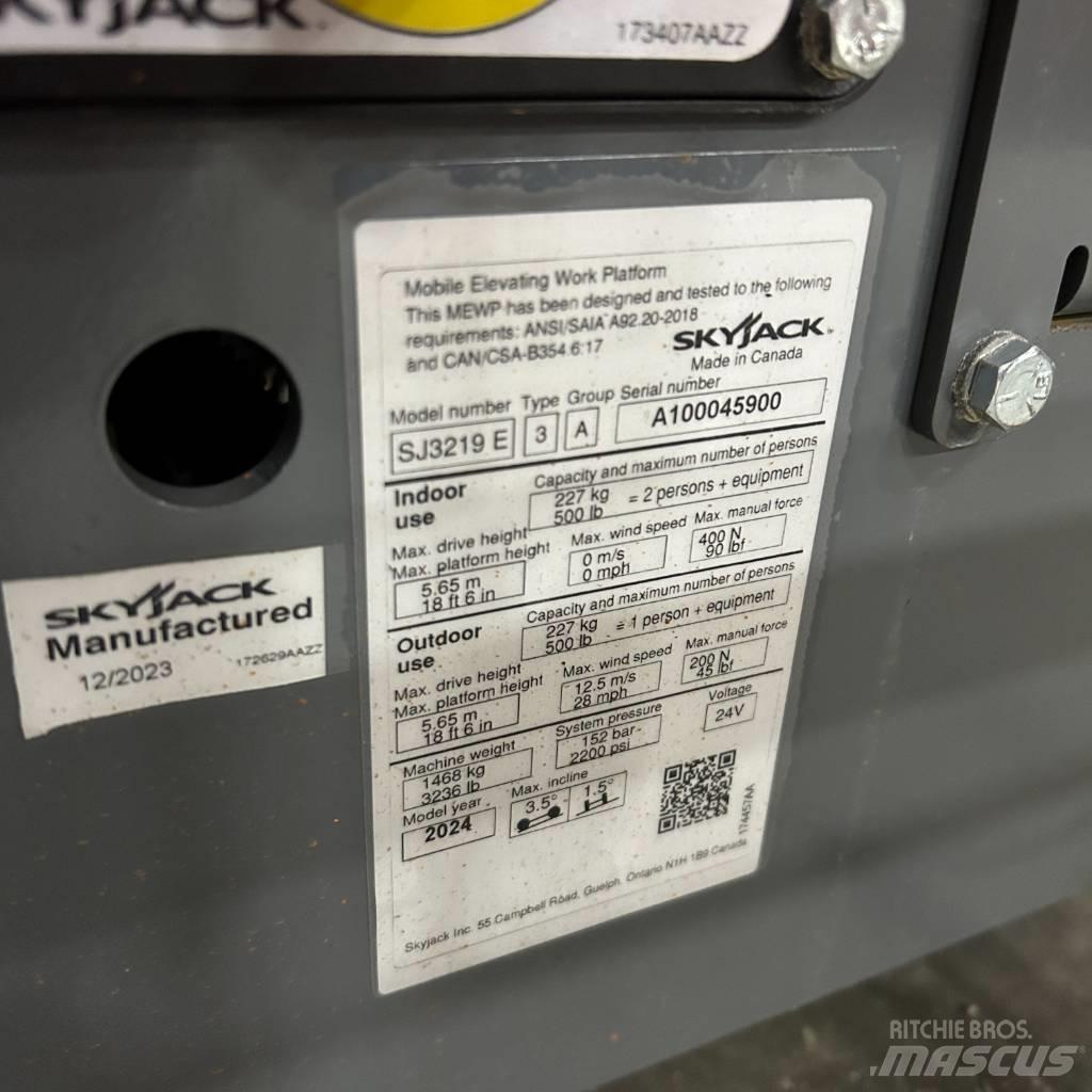 SkyJack SJ 3219 Makazaste platforme