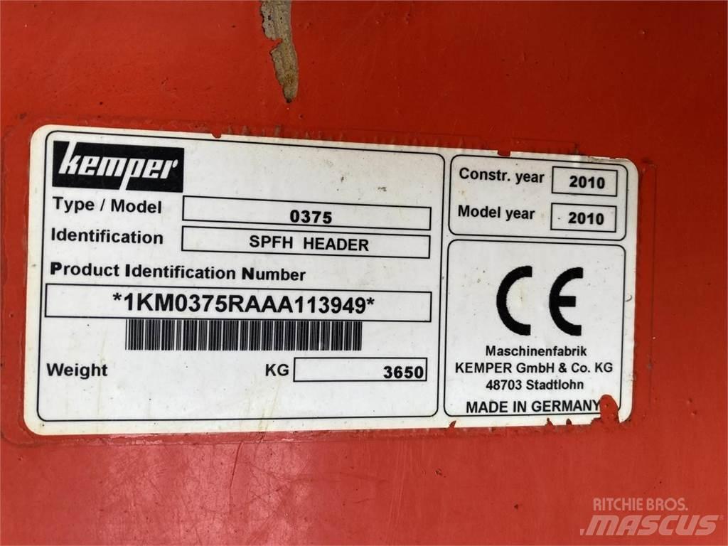 Kemper 375 Dodatna oprema za kombajne