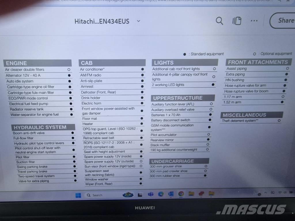 Hitachi ZX 33 U-6 Mini bageri < 7t