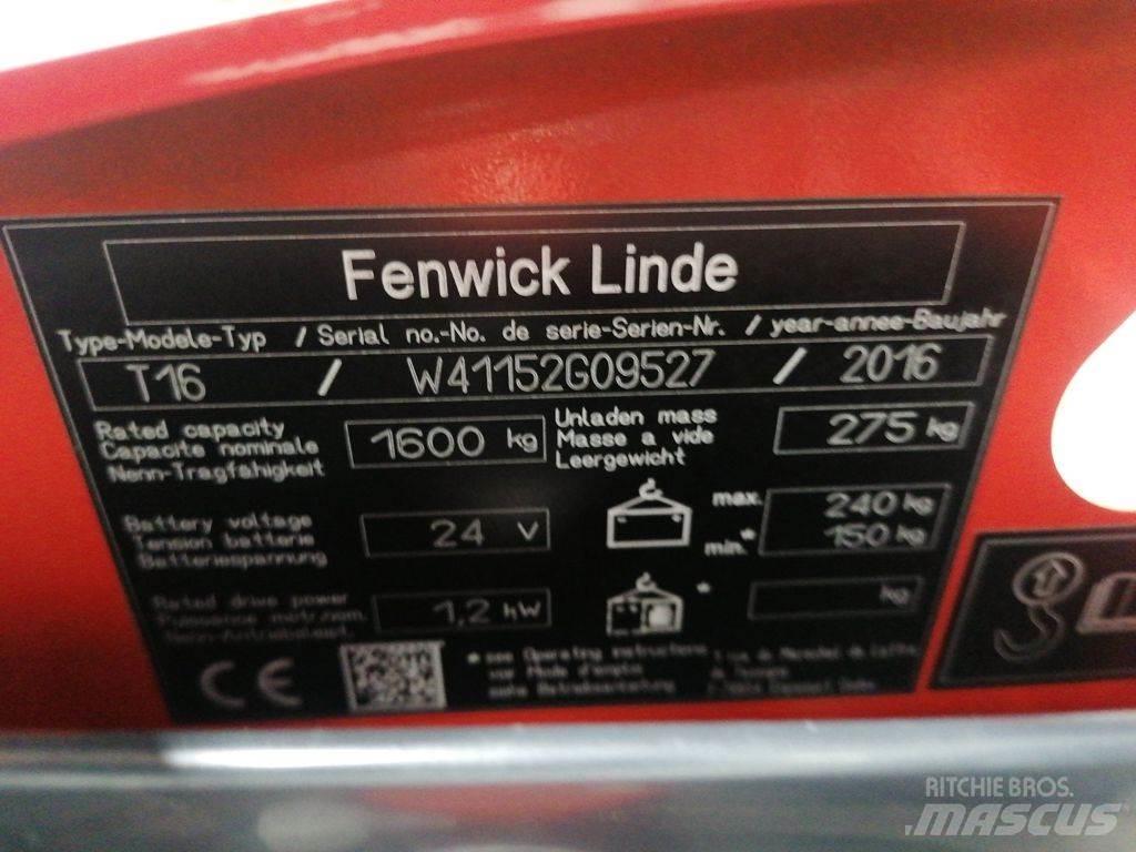 Linde T16 Nisko podizni električni viljuškar