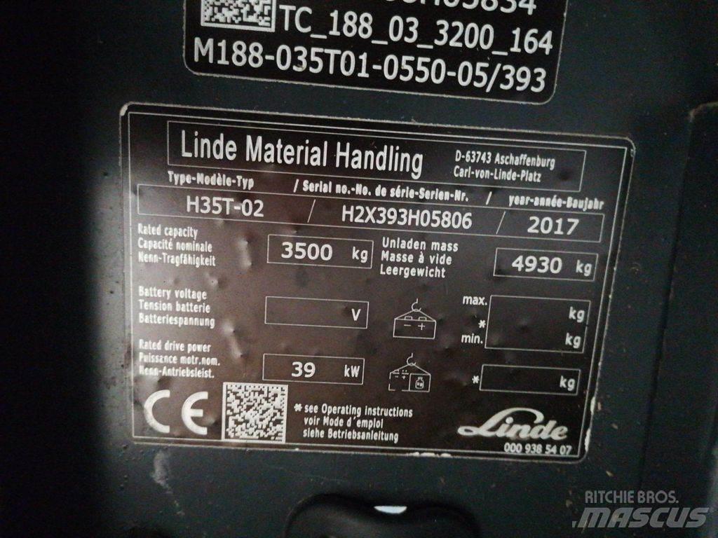 Linde H35T-02 Plinski viljuškari