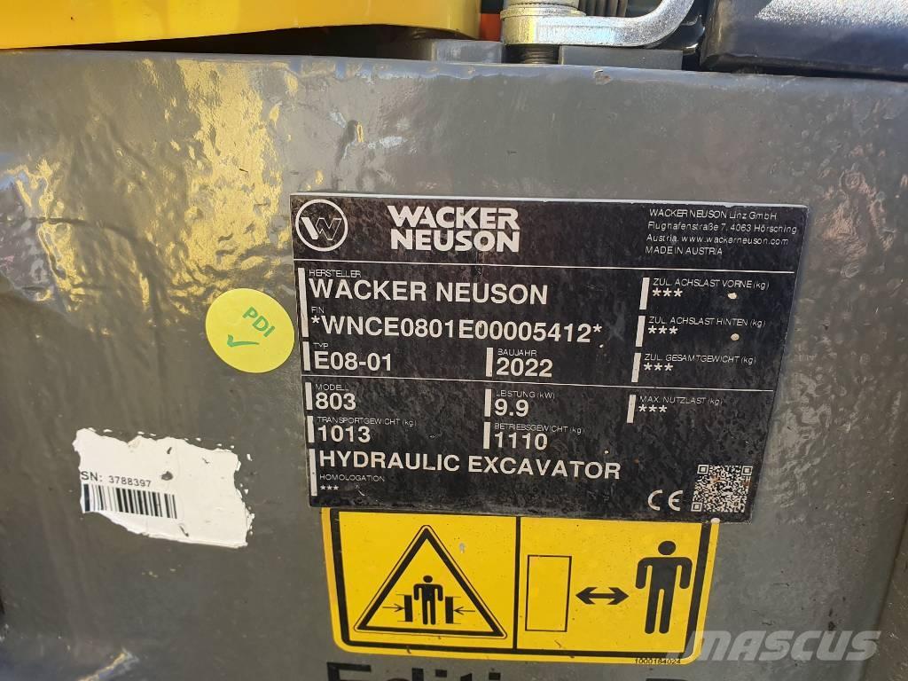 Wacker Neuson 803 Bageri guseničari
