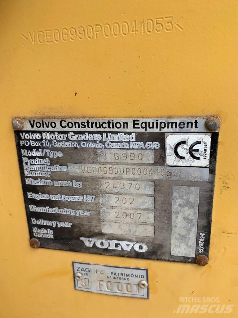 Volvo G990 Grejderi