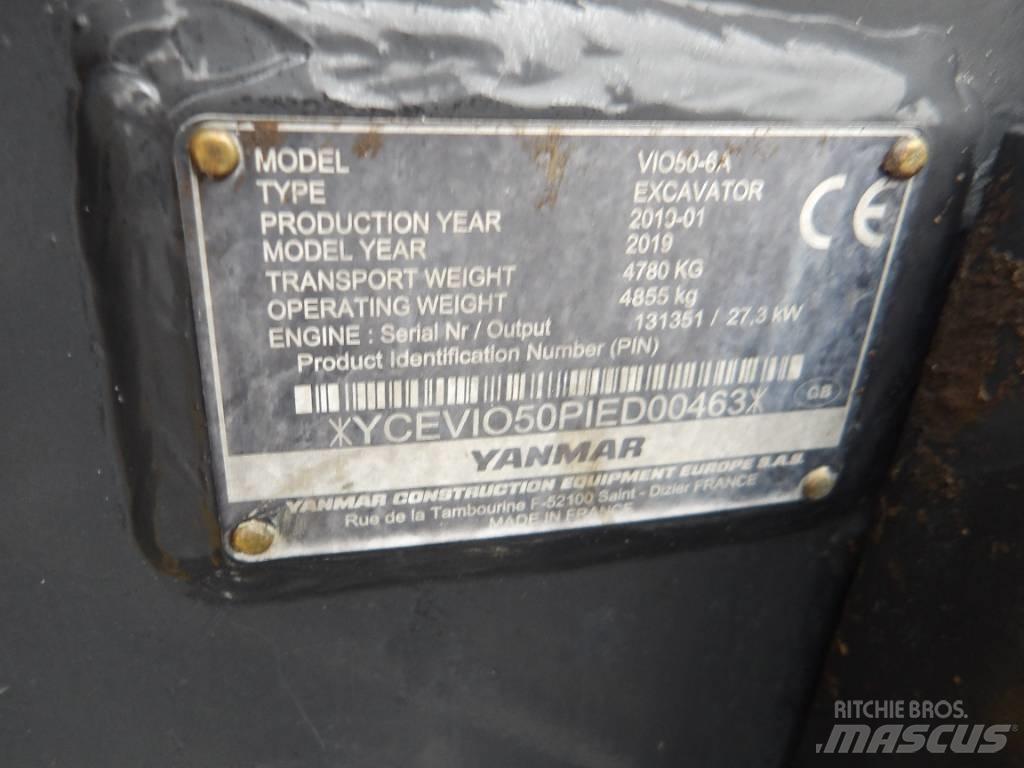 Yanmar Vio 50 Mini bageri < 7t