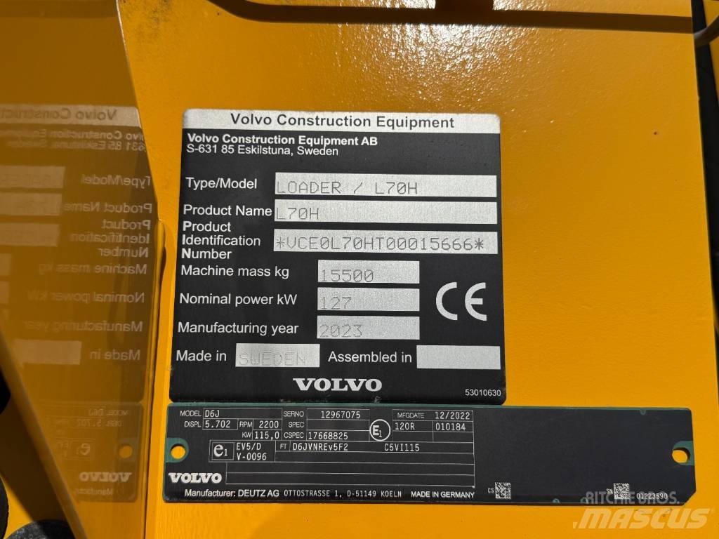 Volvo L 70 H Utovarivači na točkove