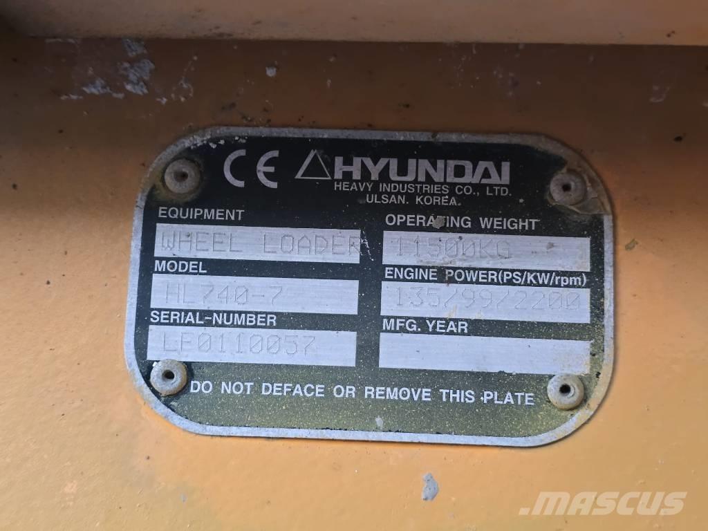 Hyundai 740-7 Utovarivači na točkove