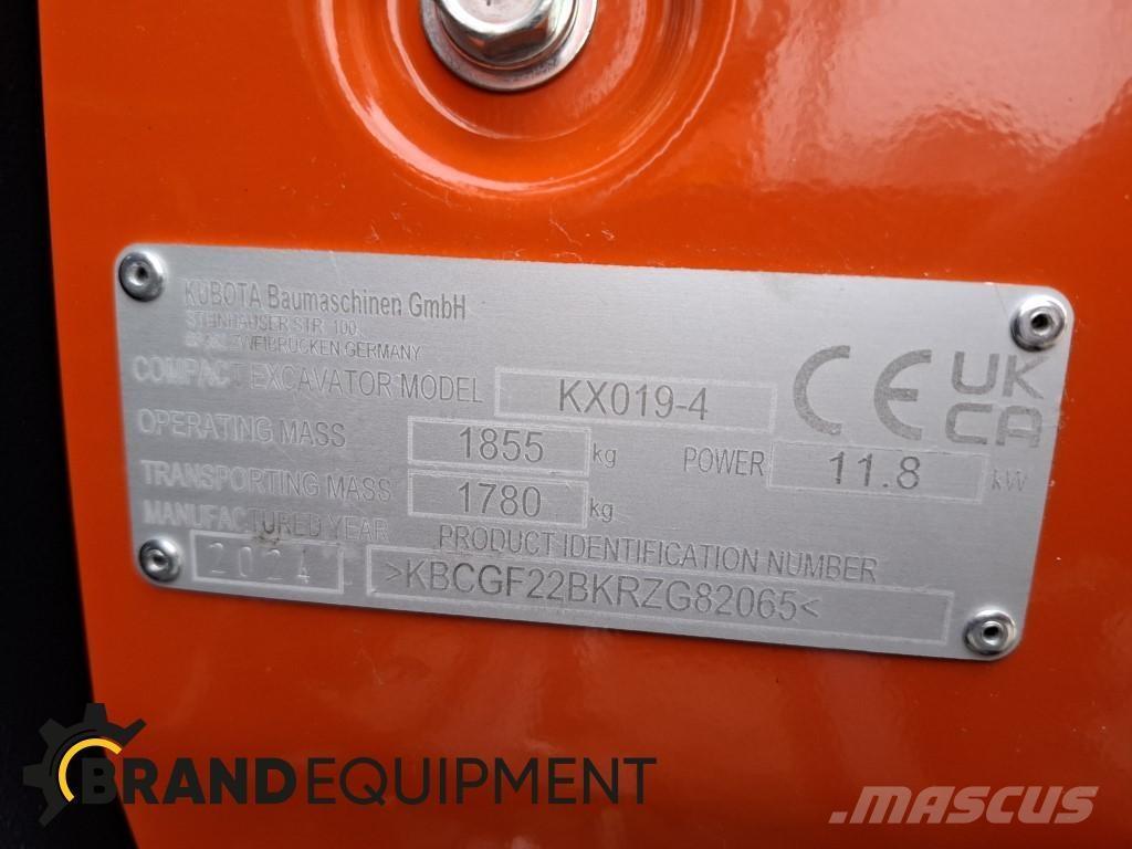 Kubota KX019-4 Mini bageri < 7t
