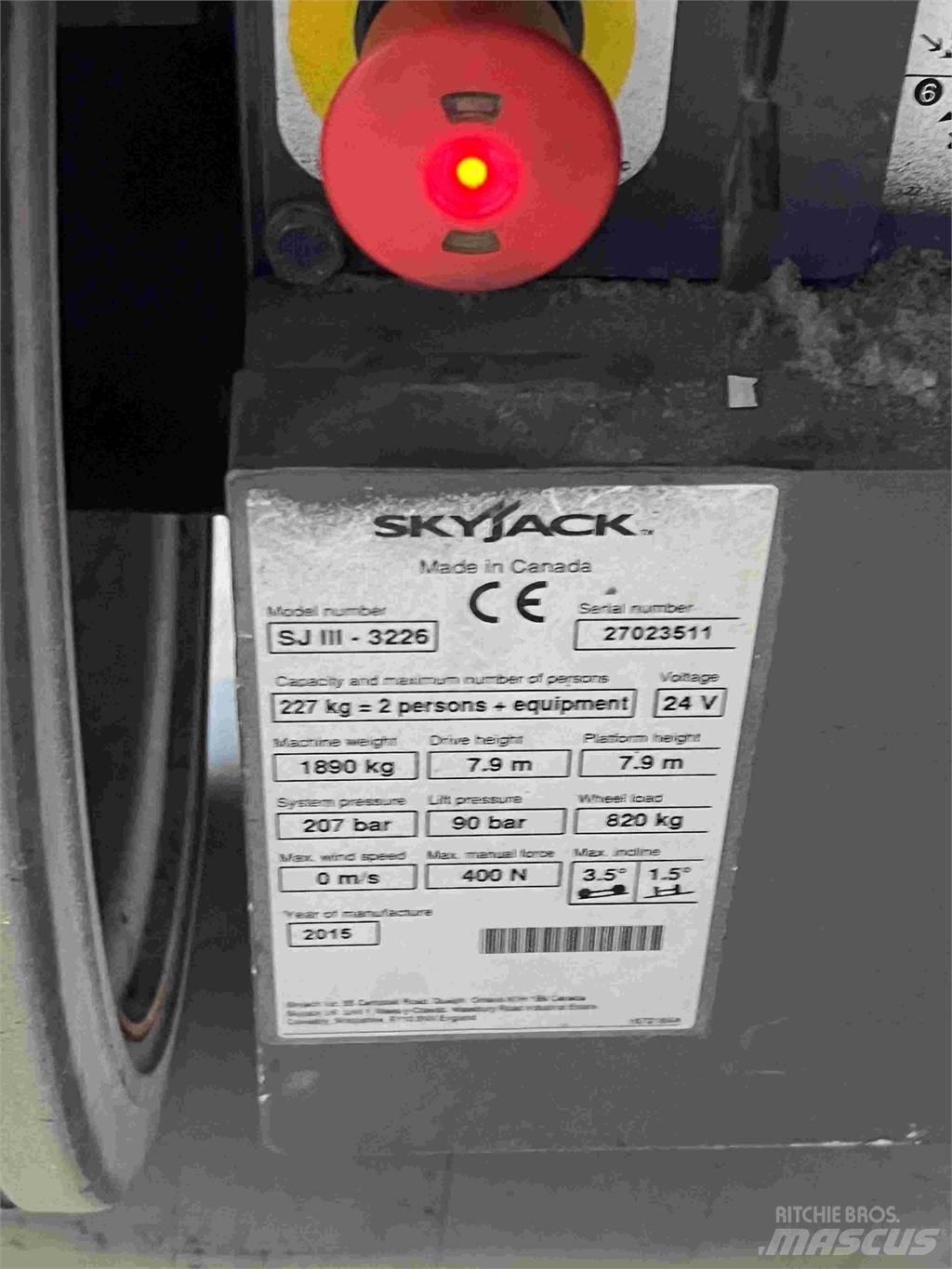 SkyJack SJ3226 Makazaste platforme