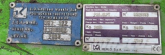 Merlo P26.6LPT Teleskopski viljuškari