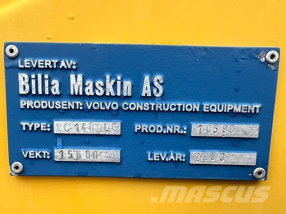 Volvo EC 140 B LC Bageri guseničari