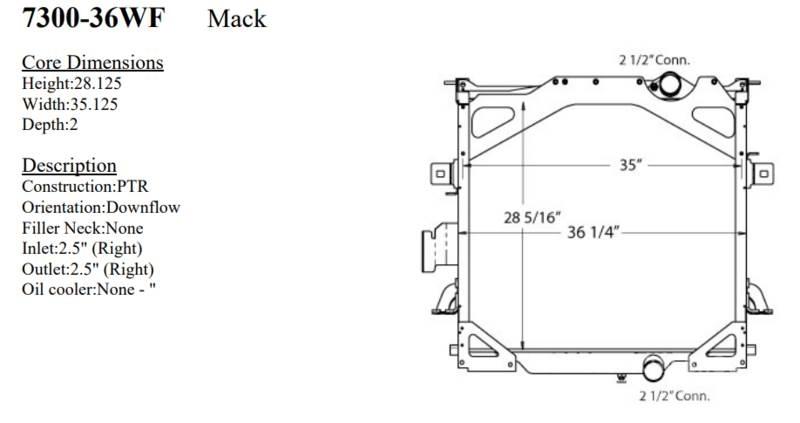 Mack CTP Radijatori