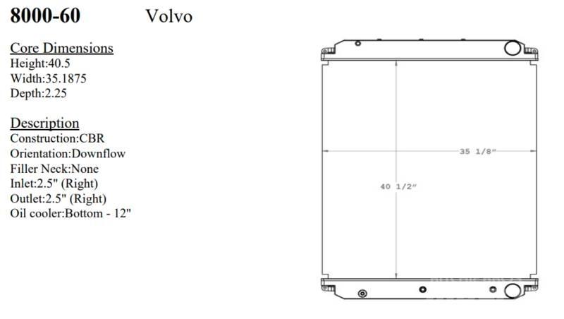 Volvo VT Radijatori