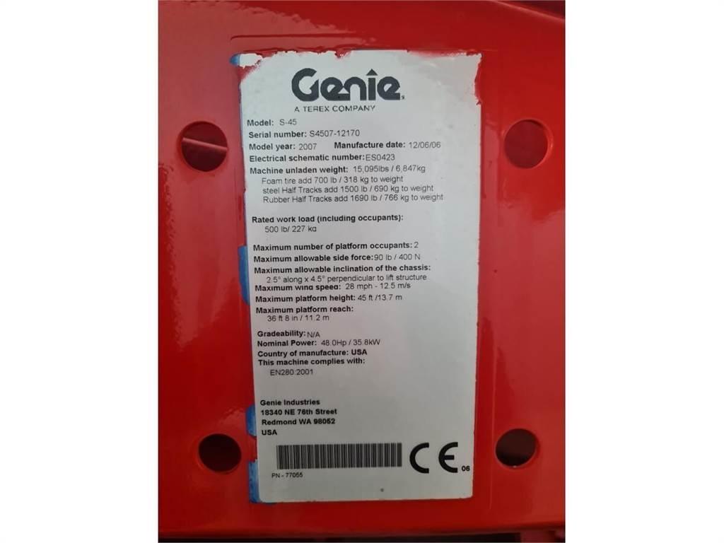 Genie S-45 Teleskopske podizne platforme