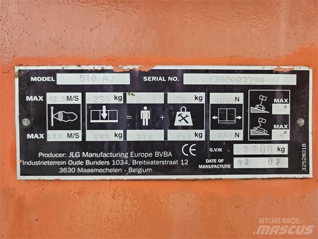 JLG 510AJ Zglobne podizne platforme