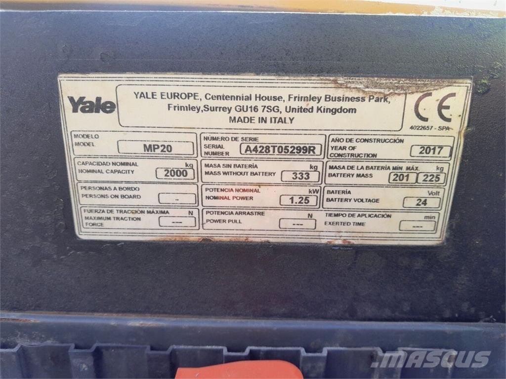 Yale MP20 Ostalo