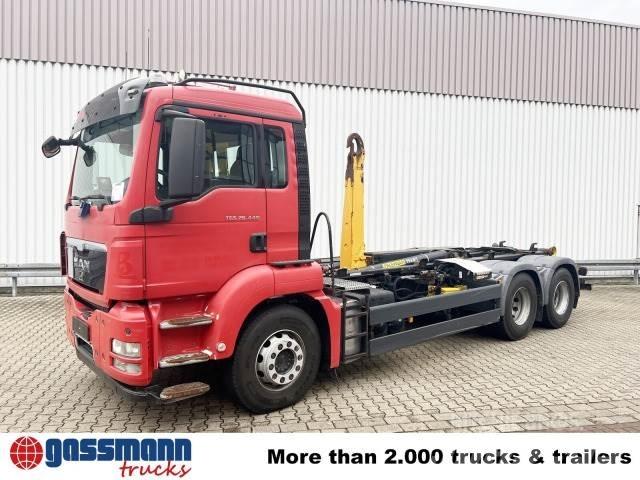 MAN TGS 26.440 6X4 BL Rol kiper kamioni sa kukom za podizanje tereta