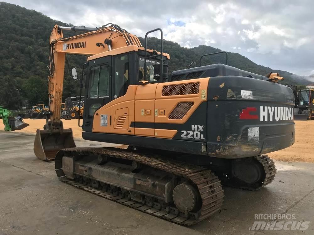 Hyundai HX220L Bageri guseničari