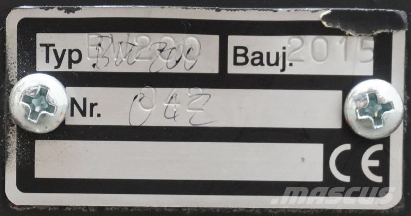 Gruma BW200 Ostala oprema i komponente