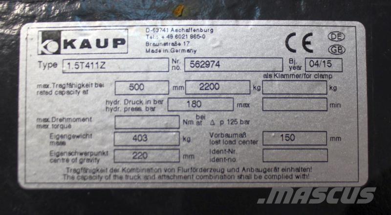 Kaup 1,5T411Z Ostala oprema i komponente