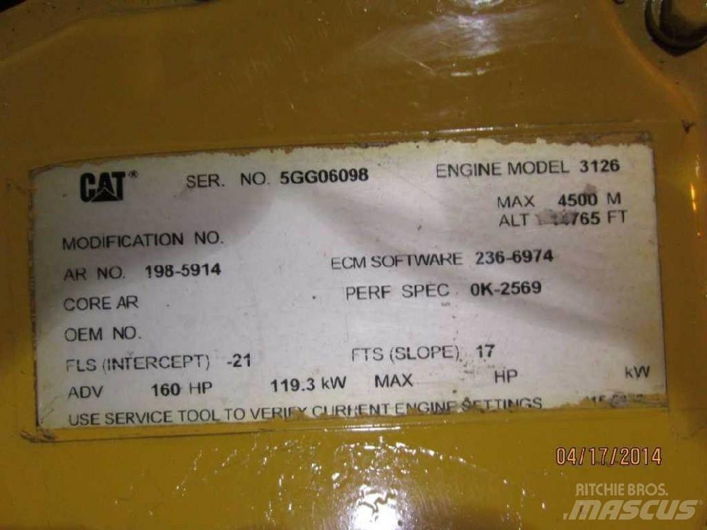 CAT 3126E Motori za građevinarstvo